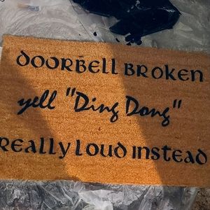 Custom doormat